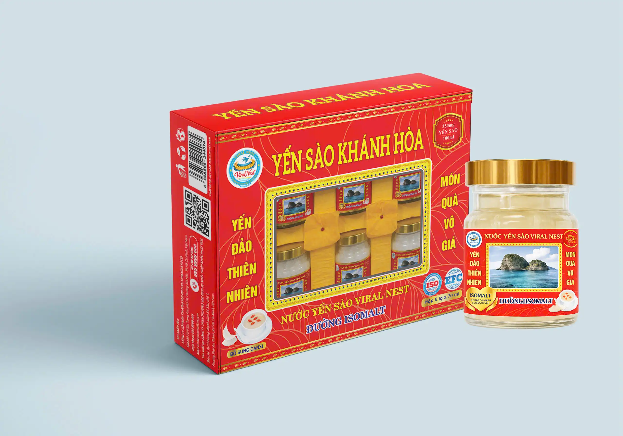 Nước yến sào Viral Nest đường Isomalt