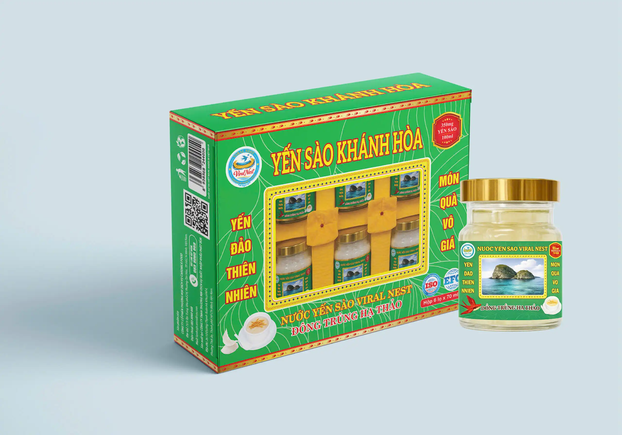 Nước yến sào Viral Nest đông trùng hạ thảo